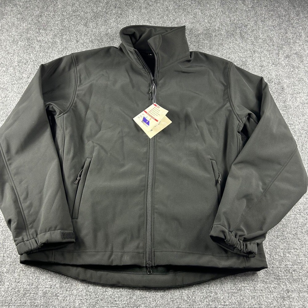 Rothco Softshell Jacket Men XL Black Waterproof Tactical‎ Combat Gear 9834 NEW